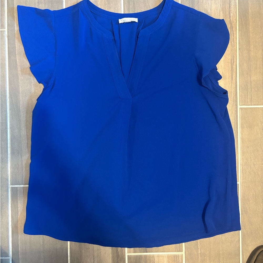 Calvin Klein Royal Blue Women's Blouse